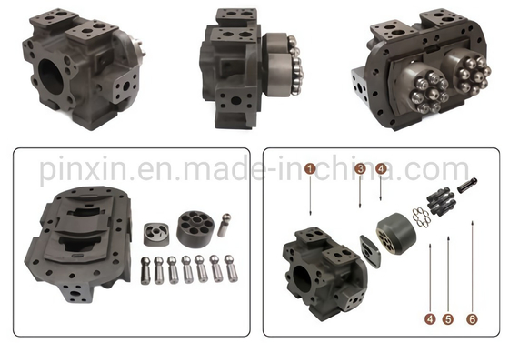 Rexroth A2FM90 Motor Hydraulic Spare Parts Made of Carbon Steel for 340.000kg Package