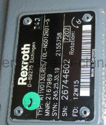 A11vlo130lrds Series Hydraulic Piston Pump for Rotary Drilling featuring A4VG28-B Oil