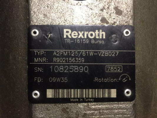 Design A2FM107 Hydraulic Piston Motor for Excavator Hydr Motor Pump 61W-VZB020