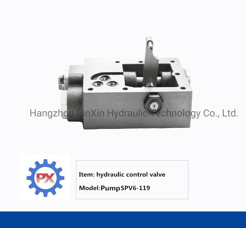 Manual Hydraulic Control Valve for Spv6-119 Hydraulic Pump and Cast Iron Spare Parts